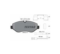 Textar Kit pastiglie freno anteriore 2919202 - freno a disco per Mercedes-Benz VW