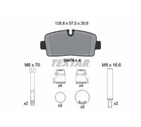 TEXTAR 2947801 Kit pastiglie freno, Freno a disco per IVECO