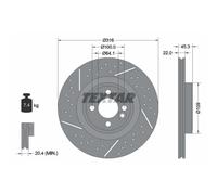 TEXTAR 92279105 Disco freno