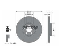 TEXTAR 92284105 Disco freno