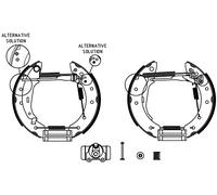 TEXTAR 84048002 Kit ganasce freno per RENAULT