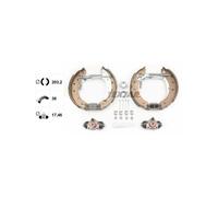 TEXTAR 84048002 Kit freno, Freno a tamburo