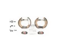 TEXTAR 84048800 Kit freno, Freno a tamburo