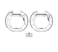Textar 84050000 Set Di Freni Posteriori Per Renault Laguna I Grandtour Megane I
