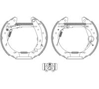 TEXTAR 84052900 Kit ganasce freno per CITROËN,CITROËN (DF-PSA),PEUGEOT