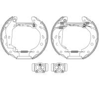 TEXTAR 84057400 Kit ganasce freno per SMART