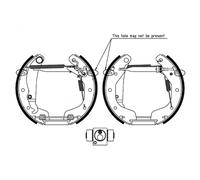 TEXTAR 84058100 Kit ganasce freno posteriore per Corsa Corsavan