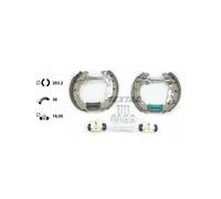 TEXTAR 84065300 Kit ganasce freno posteriore per Corsa Adam Corsavan