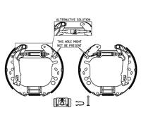 TEXTAR 84065400 Kit ganasce freno per FIAT