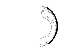 TEXTAR 91039601 Kit ganasce freno per HONDA