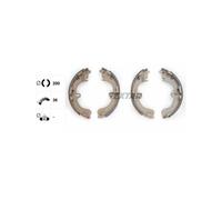 TEXTAR 91043100 Kit ganasce freno posteriore per Corolla Levin Carina Corona