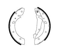 TEXTAR 91053400 Kit ganasce freno per TOYOTA
