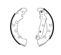 TEXTAR 91057300 Kit ganasce freno per FORD,FORD AUSTRALIA,MAZDA