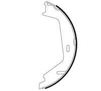TEXTAR 91062300 Kit ganasce, Freno stazionamento per VOLVO