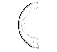 TEXTAR 91062400 Kit ganasce, Freno stazionamento per AUDI,LAND ROVER,MERCEDES-BE