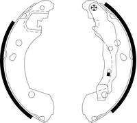 TEXTAR 91062600 Kit ganasce freno per NISSAN,RENAULT
