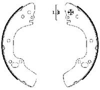 TEXTAR 91063400 Kit ganasce freni