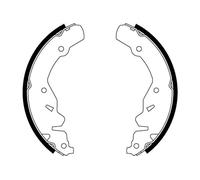 TEXTAR 91064200 Kit ganasce freno per CHRYSLER