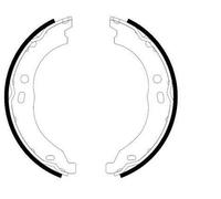 TEXTAR 91066700 Ganasce freno a mano per OPEL Movano C Kastenwagen (U9) 172mm