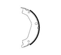 TEXTAR 91068400 Kit ganasce, Freno stazionamento per HYUNDAI