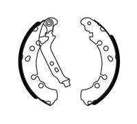 TEXTAR 91075000 Kit ganasce freno per DAIHATSU,TOYOTA