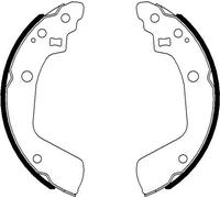 TEXTAR 91078600 Kit ganasce freno per SUZUKI
