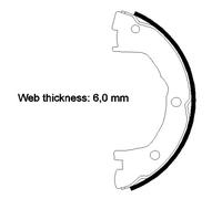 TEXTAR 91081400 Ganasce freno a mano