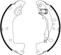 TEXTAR 91088100 Kit ganasce freno per CUPRA,VW