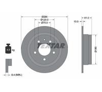 TEXTAR 92022400 Disco freno