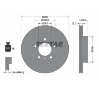 TEXTAR 92055605 Disco freno per BMW,BMW (BRILLIANCE),DE LA CHAPELLE