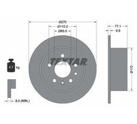 TEXTAR 92066300 Disco freno per HOLDEN,OPEL,VAUXHALL