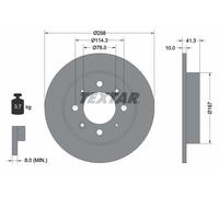 Discofreno TEXTAR 92134300 per KIA CERATO I Hatchback (LD) 1.6 2004-2007