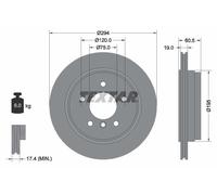 TEXTAR 92141703 Disco freno per BMW