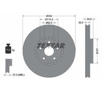 TEXTAR 92147903 Disco freno per LEXUS