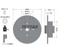TEXTAR 92154403 Disco freno per NISSAN,RENAULT