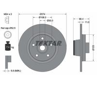 TEXTAR 92196203 Disco freno per MERCEDES-BENZ,NISSAN,RENAULT