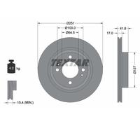 TEXTAR 92278003 Disco freno