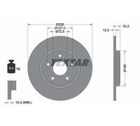 TEXTAR 92286003 Disco freno per CHRYSLER,DODGE,FIAT,LANCIA,VW