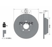 TEXTAR 92327403 Disco freno per FORD,FORD AUSTRALIA