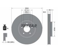 TEXTAR 92341803 Disco freno per HYUNDAI,KIA