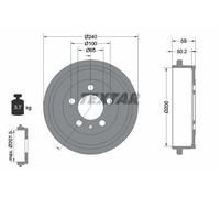 TEXTAR 94023800 Tamburo freno per AUDI,SEAT,SKODA,SKODA (SVW),VW,VW (SVW)