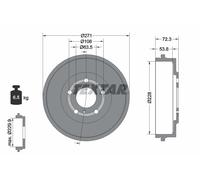 TEXTAR 94049900 Tamburo freno per FORD,FORD AUSTRALIA