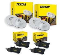 Textar Dischi Freno + Pastiglie Anteriori + Posteriore per BMW E90 320 325 Senza