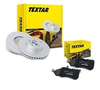 Textar Dischi Freno + Pastiglie Posteriori per Citroen C4 Mitsubishi Outlander