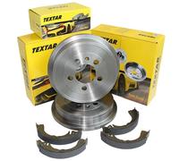 Textar Freno a Tamburo + Ganasce Freno Posteriore per VW Polo 9N