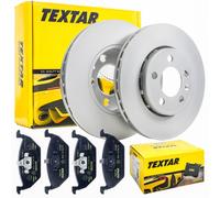 TEXTAR Kit Dischi E Pastiglie Freno Anteriore per VW Golf IV Hatchback (1J1) con