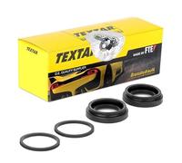 TEXTAR Kit guarnizioni Pinza freno a disco Assale posteriore 46003100 Compatibilità con VW Golf IV Hatchback 1J1 GOLF VI 5K1 Golf V Hatchback 1K1 Transporter V Van 7HA, 7HH, 7EA, 7EH GOLF III 1H1