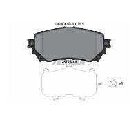 2572501 - PASTIGLIE FRENO Anteriori TEXTAR Q+ MAZDA 6 2.0 2.2 2.5 SW Tre Volumi