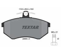 TEXTAR Kit pastiglie freni Anteriore per AUDI A4 Sedan (8D2, B5) 2066921