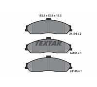 TEXTAR Kit pastiglie freni Anteriore per CHEVROLET CORVETTE (C6) 2419401
